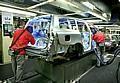 Gothenburg, Sweden, welding of a Volvo V70.